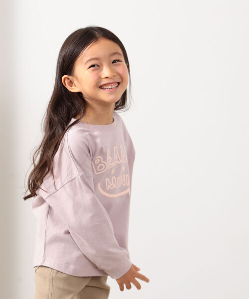 BEAMS mini(ビームスミニ)の「BEAMS mini / スマイルロゴ ビッグ ロングスリーブ Tシャツ22FW (90~140㎝)(Tシャツ/カットソー・キッズ・レッド系その他/ロイヤルブルー/ホワイト系その他7/ケリー・90/120/110/130/100)」の20枚目の写真