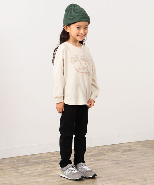 BEAMS mini(ビームスミニ)の「BEAMS mini / スマイルロゴ ビッグ ロングスリーブ Tシャツ22FW (90~140㎝)(Tシャツ/カットソー・キッズ・レッド系その他/ロイヤルブルー/ホワイト系その他7/ケリー・90/120/110/130/100)」の16枚目の写真