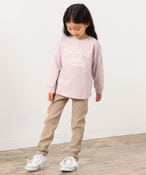 BEAMS mini(ビームスミニ)の「BEAMS mini / スマイルロゴ ビッグ ロングスリーブ Tシャツ22FW (90~140㎝)(Tシャツ/カットソー・キッズ・レッド系その他/ロイヤルブルー/ホワイト系その他7/ケリー・90/120/110/130/100)」の12枚目の写真