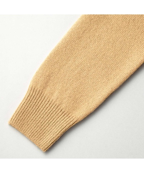 EASTBOY（イーストボーイ）の「セーター ラムウール 7G スクール ニット 中学生 高校生（ニット/セーター・キッズ・ネイビー/キャメル/オフホワイト/ライトグレー/ブラック・7号/9号/11号）」の6枚目の写真