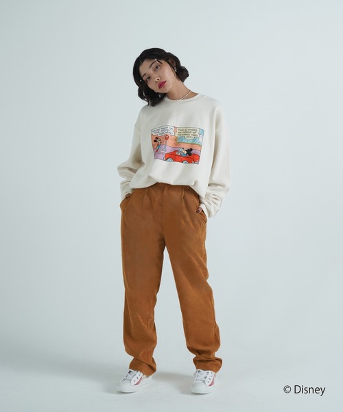 TINA：JOJUN（ティーナジョジュン）の「フロントタック コーデュロイパンツ TINA：JOJUN（その他パンツ・レディース・グリーン/キャメル・S/M）」の15枚目の写真