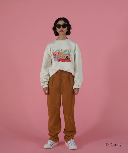 TINA：JOJUN（ティーナジョジュン）の「フロントタック コーデュロイパンツ TINA：JOJUN（その他パンツ・レディース・グリーン/キャメル・S/M）」の10枚目の写真