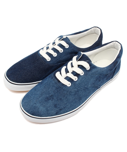 RAGEBLUE(レイジブルー)の「<FINEBOYS5月号掲載アイテム>ローカットスニーカー/559445(スニーカー・メンズ・ホワイト/ネイビー/ブルー系その他/ブラック/その他・MEDIUM/LARGE)」の5枚目の写真