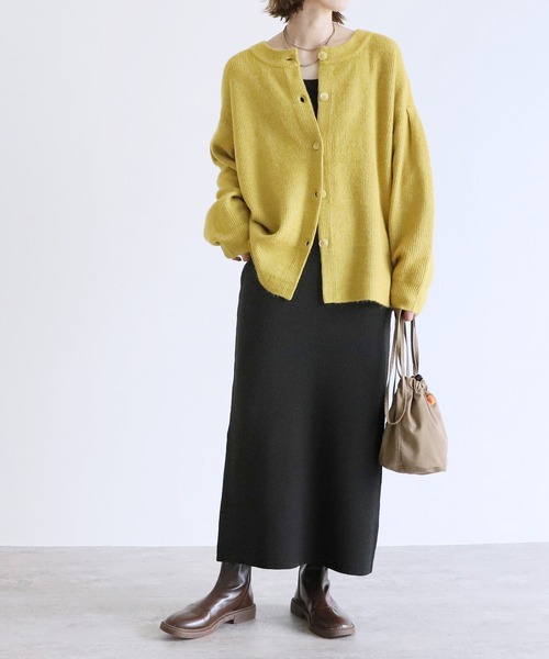 reca（レカ）の「ニットロングスカート（スカート・レディース・ブラック/モカ/グレー系その他・FREE）」の7枚目の写真