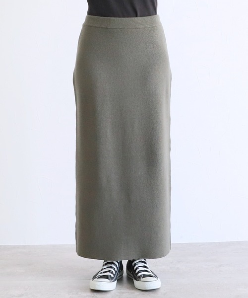 reca（レカ）の「ニットロングスカート（スカート・レディース・ブラック/モカ/グレー系その他・FREE）」の17枚目の写真