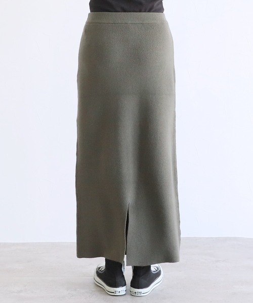 reca（レカ）の「ニットロングスカート（スカート・レディース・ブラック/モカ/グレー系その他・FREE）」の19枚目の写真