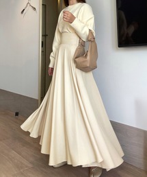 Louere | ハイウエストボリュームフレアスカート(スカート)