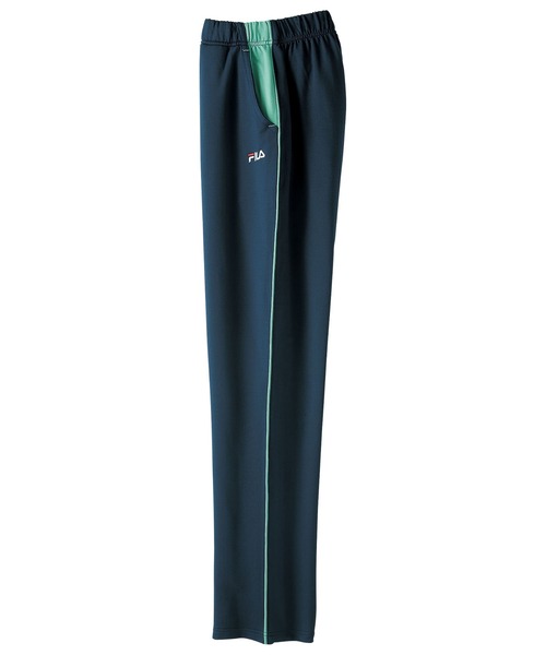 FILA(フィラ)の「FILA 裏起毛配色ジャージパンツ股下65cm(その他パンツ・レディース・ブラック/ネイビー/パープル系その他/チャコール・MEDIUM/LARGE/X-LARGE)」の4枚目の写真
