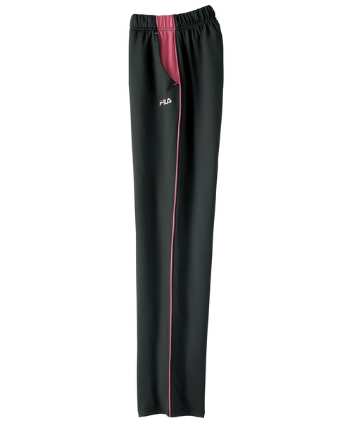 FILA(フィラ)の「FILA 裏起毛配色ジャージパンツ股下65cm(その他パンツ・レディース・ブラック/ネイビー/パープル系その他/チャコール・MEDIUM/LARGE/X-LARGE)」の3枚目の写真