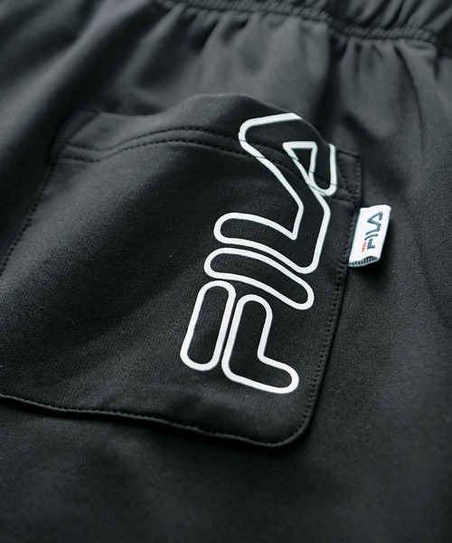 FILA(フィラ)の「FILA 裏起毛配色ジャージパンツ股下65cm(その他パンツ・レディース・ブラック/ネイビー/パープル系その他/チャコール・MEDIUM/LARGE/X-LARGE)」の9枚目の写真