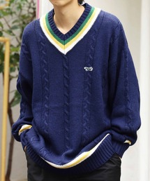 ROOPTOKYO別注：THE FOX CHILDEN SWEATER セーター チルデンニット