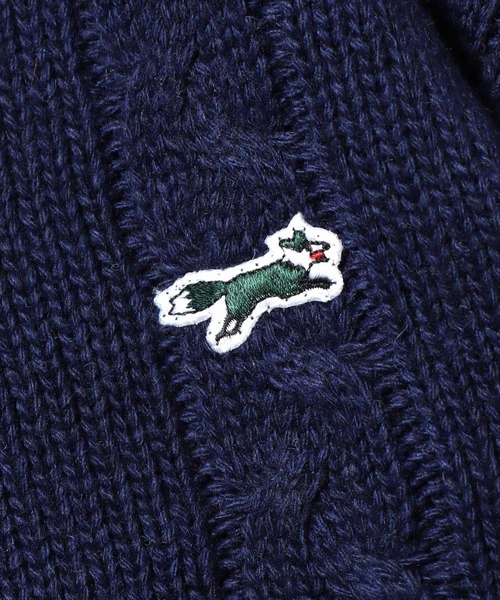 SUNNY  SPORTS（サニースポーツ）の「ROOPTOKYO別注：THE FOX CHILDEN SWEATER セーター チルデンニット（ニット/セーター・メンズ・ホワイト/ネイビー・M/L）」の16枚目の写真