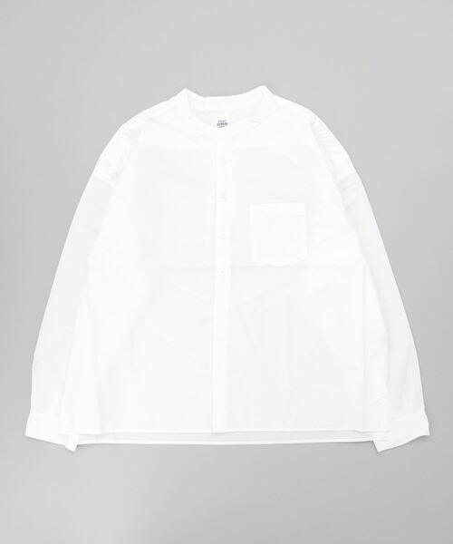D.M.G.（ドミンゴ）の「D.M.G./ディーエムジー　スタンドシャツ 16-405（シャツ/ブラウス・レディース・ホワイト/ストライプ・2）」の10枚目の写真