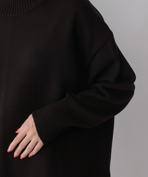 LOWRYS FARM(ローリーズファーム)の「2WAYハイネックラウンドロングスリーブ 294850(ニット/セーター・レディース・アイボリー/ブラック/グリーン/オレンジ/ブルー/ライトグリーン・FREE)」の15枚目の写真