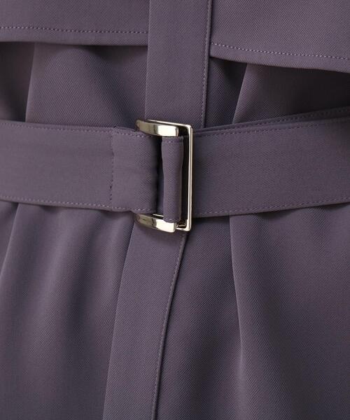 tk.TAKEO KIKUCHI（ティーケータケオキクチ）の「◆トロミツイルレイヤーベルテッドシャツ（シャツ/ブラウス・メンズ・ブラック/ネイビー/ライトパープル・01/02/03/66）」の12枚目の写真