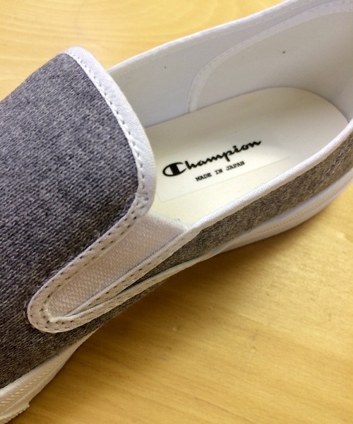 Champion(チャンピオン)の「日本製 ユニセックス チャンピオン スリッポン スニーカー CHAMPION SLIP-ON M160(スニーカー・レディース・グレー/ネイビー・22cm/22.5cm/23cm/23.5cm/24cm/24.5cm/26cm/26.5cm/27cm/27.5cm/25.5cm/25cm)」の14枚目の写真