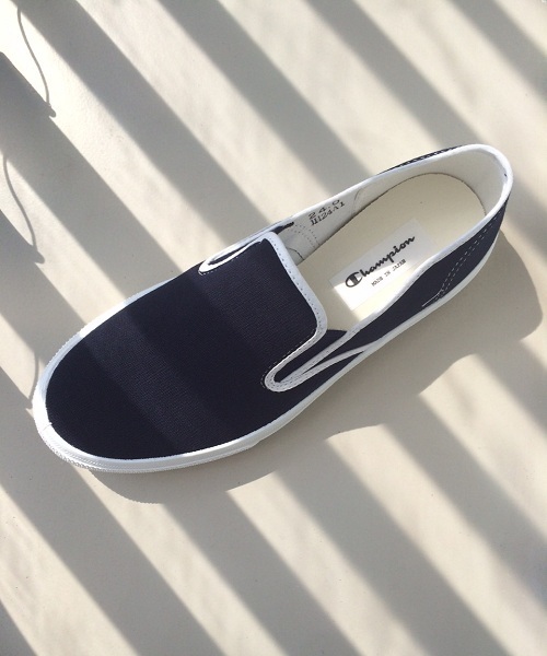 Champion(チャンピオン)の「日本製 ユニセックス チャンピオン スリッポン スニーカー CHAMPION SLIP-ON M160(スニーカー・レディース・グレー/ネイビー・22cm/22.5cm/23cm/23.5cm/24cm/24.5cm/26cm/26.5cm/27cm/27.5cm/25.5cm/25cm)」の22枚目の写真