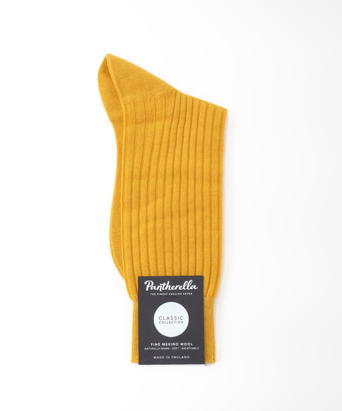 Pantherella（パンセレラ）の「【PANTHERELLA / パンセレラ】LABURNUM メリノウールソックス（ソックス/靴下・メンズ・カーキ/イエロー/パープル/レッド/ブラック/ブルー系その他・FREE）」の6枚目の写真