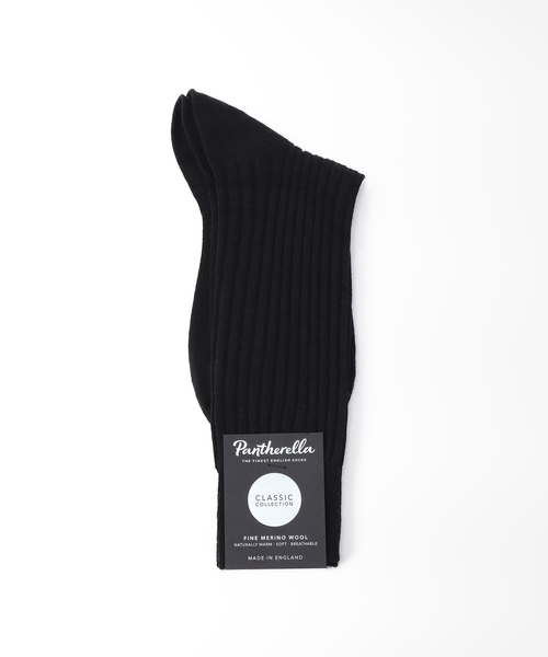 Pantherella（パンセレラ）の「【PANTHERELLA / パンセレラ】LABURNUM メリノウールソックス（ソックス/靴下・メンズ・カーキ/イエロー/パープル/レッド/ブラック/ブルー系その他・FREE）」の2枚目の写真