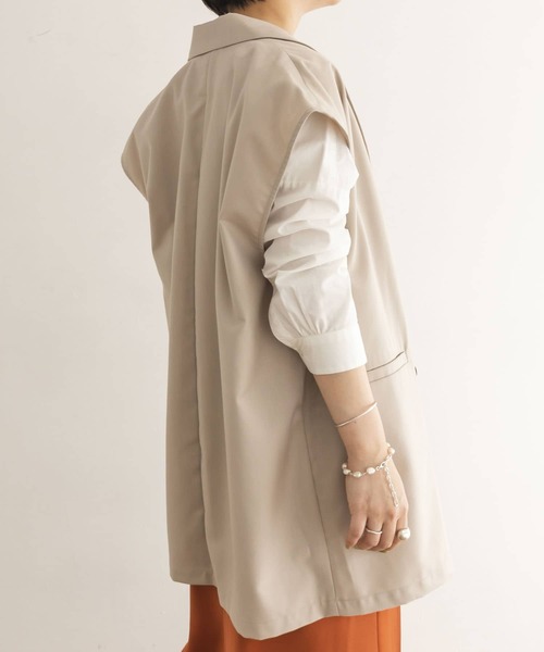 Couleur Meler（クルールメリー）の「Couleur Meler オクユウカ　『セットアップ対応』ダブルベスト（ベスト・レディース・ブラウン/ホワイト系その他・FREE）」の22枚目の写真