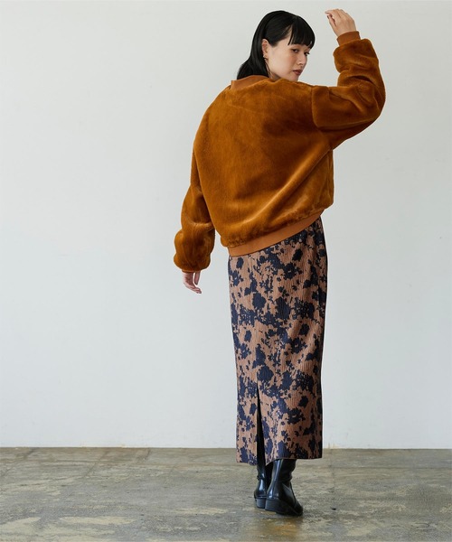 miette（ミエット）の「ファーショートブルゾン（ブルゾン・レディース・キャメル/ブラック・FREE）」の18枚目の写真