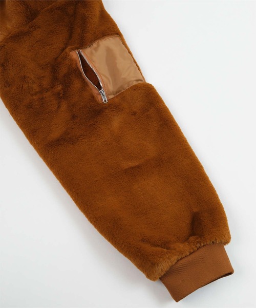 miette（ミエット）の「ファーショートブルゾン（ブルゾン・レディース・キャメル/ブラック・FREE）」の15枚目の写真