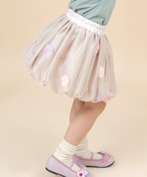 panpantutu（パンパンチュチュ）の「お花とリボンのバルーンスカート(M/90-110)（スカート・キッズ）」