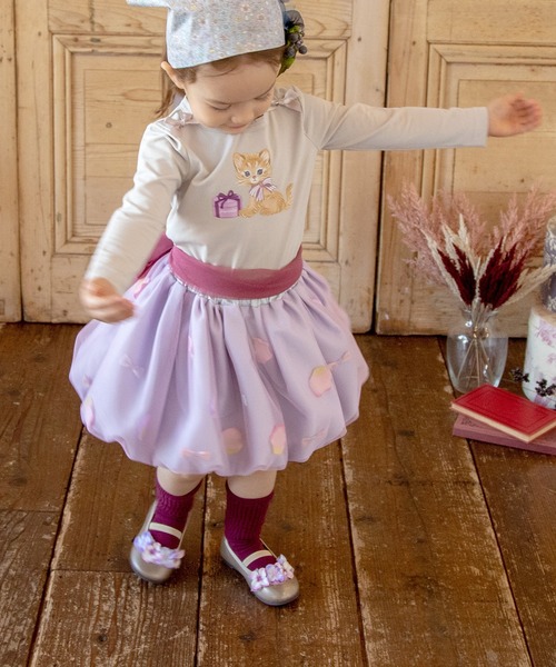 パンパンチュチュ♡限定あじさいリボンのデコレーションチュチュ/ラベンダーペタル お花とリボンをトッピングした話題の贅沢チュチュが販売スタート
