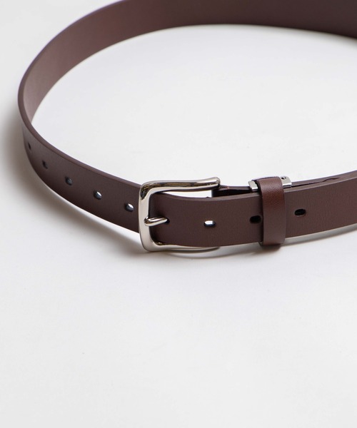 WEGO(ウィゴー)の「WEGO/フェイクレザープレーンベルト(ベルト・メンズ・ブラック/ブラウン・FREE)」の10枚目の写真