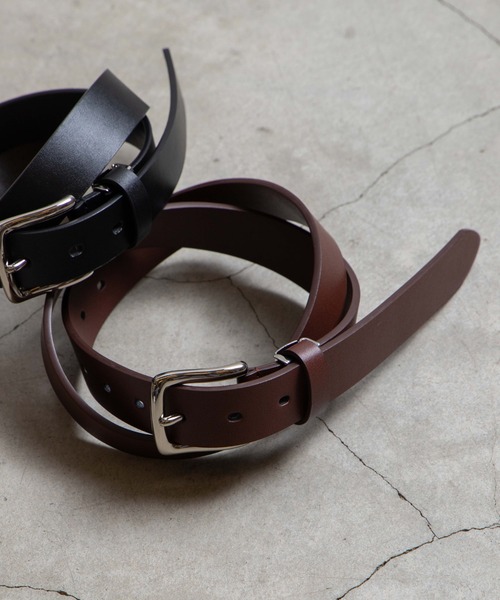 WEGO(ウィゴー)の「WEGO/フェイクレザープレーンベルト(ベルト・メンズ・ブラック/ブラウン・FREE)」の7枚目の写真