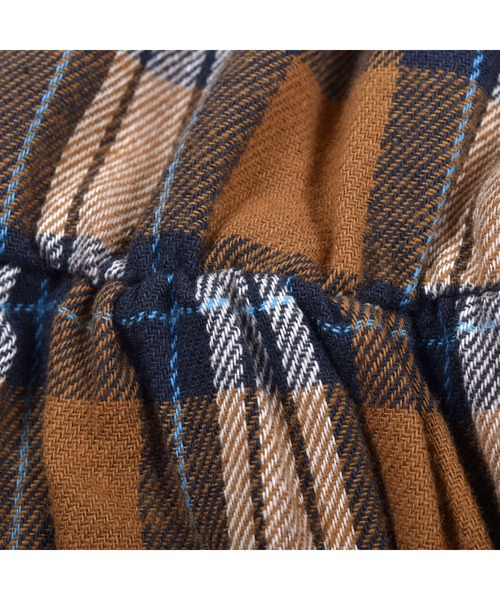 Noeil aime BeBe(ノイユエイムベベ)の「NoeilaimeBeBe/ネルチェック柄Vカットジャンパースカート(90~130cm)(ジャンパースカート・キッズ・ブラウン系その他/グリーン系その他・100/120/110/130/90)」の9枚目の写真