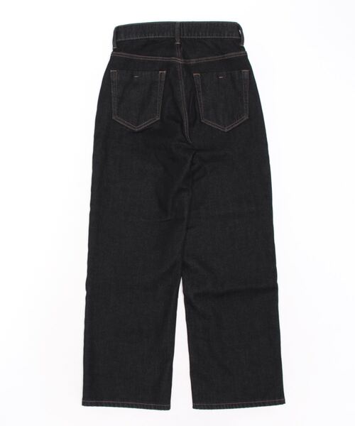 coca(coca)(コカ)の「裏起毛デニムワイドパンツ(デニムパンツ・レディース・インディゴブルー・S/M/L)」の6枚目の写真