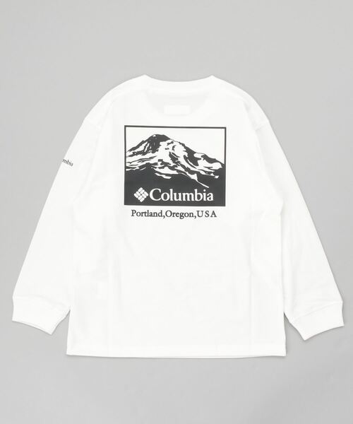 Columbia（コロンビア）の「columbia/コロンビア キッズ ロンT TEE PY5763（Tシャツ/カットソー・キッズ・グリーン/ベージュ/ホワイト・L/M/S/XS）」の2枚目の写真
