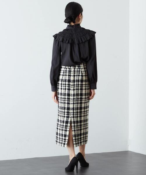 Tiara(ティアラ)の「ツイードタイトスカート(スカート・レディース・ホワイト系その他/ブラック・M/S)」の21枚目の写真