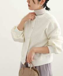 URBAN RESEARCH DOORS | ウール混ブークレカットカーディガン(カーディガン/ボレロ)