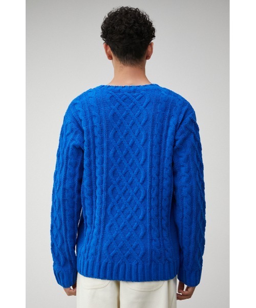 CHENILLE CABLE KNIT/シェニールケーブルニット（ニット/セーター