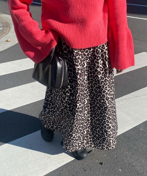archives(アルシーヴ)の「【Limited item】LEOPARD JACQUARD FLARE SKIRT(スカート・レディース・ブラウン/ブラック・MEDIUM)」の10枚目の写真