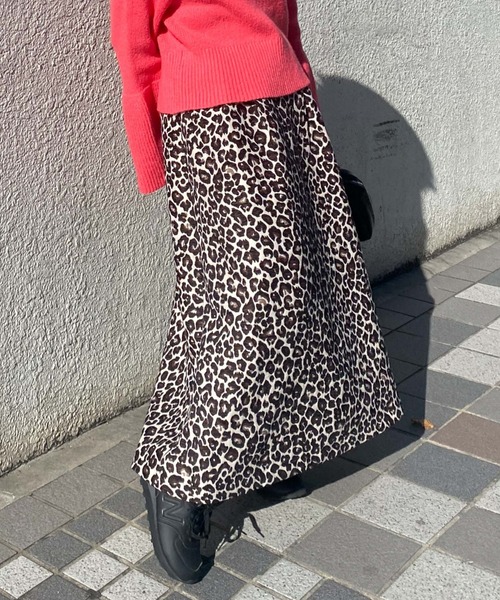 archives(アルシーヴ)の「【Limited item】LEOPARD JACQUARD FLARE SKIRT(スカート・レディース・ブラウン/ブラック・MEDIUM)」の6枚目の写真