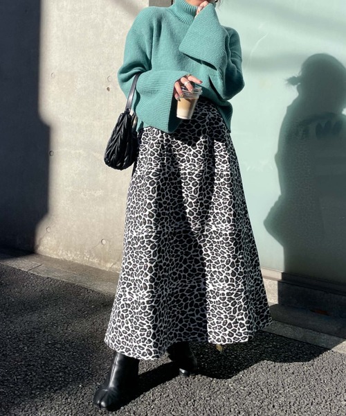 archives(アルシーヴ)の「【Limited item】LEOPARD JACQUARD FLARE SKIRT(スカート・レディース・ブラウン/ブラック・MEDIUM)」の22枚目の写真