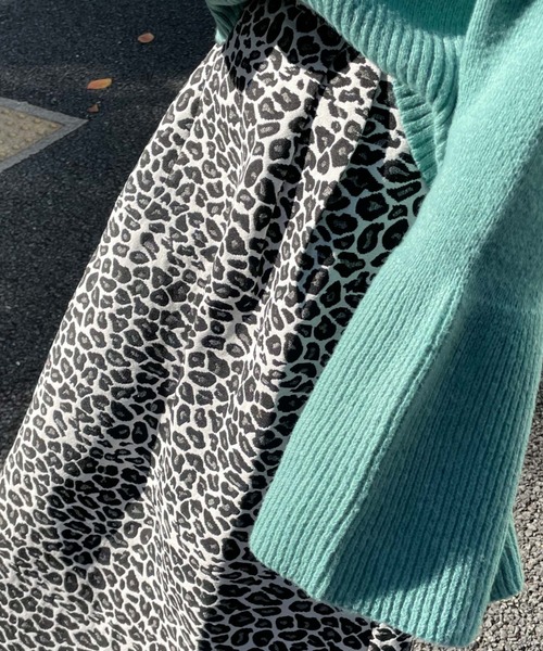 archives(アルシーヴ)の「【Limited item】LEOPARD JACQUARD FLARE SKIRT(スカート・レディース・ブラウン/ブラック・MEDIUM)」の15枚目の写真