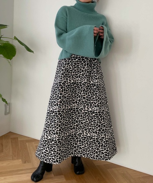 archives(アルシーヴ)の「【Limited item】LEOPARD JACQUARD FLARE SKIRT(スカート・レディース・ブラウン/ブラック・MEDIUM)」の16枚目の写真