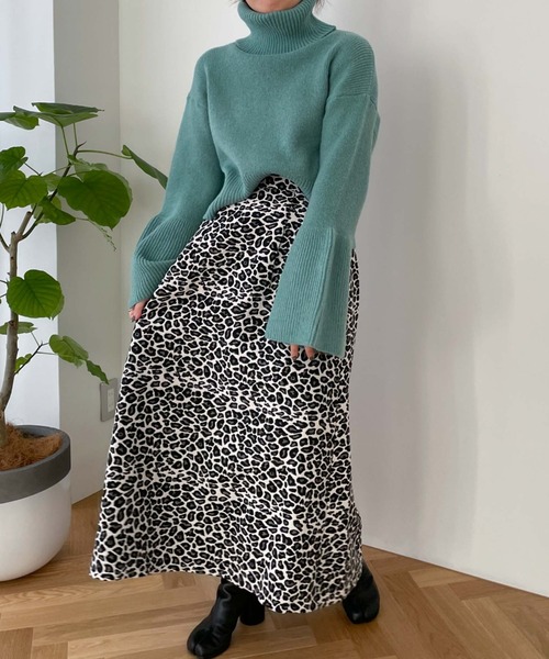 archives(アルシーヴ)の「【Limited item】LEOPARD JACQUARD FLARE SKIRT(スカート・レディース・ブラウン/ブラック・MEDIUM)」の17枚目の写真
