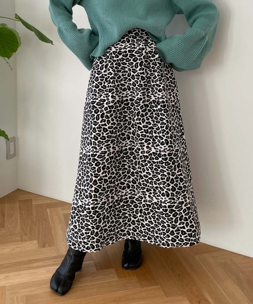 archives(アルシーヴ)の「【Limited item】LEOPARD JACQUARD FLARE SKIRT(スカート・レディース・ブラウン/ブラック・MEDIUM)」の20枚目の写真