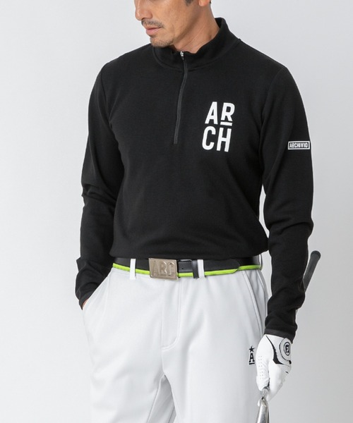 【新品】 ARCHIVIO アルチビオ ハイネック プルオーバー ハーフジップ セール】<MENS>アルチビオゴルフウェア ハーフジップハイネック