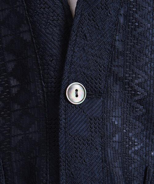 MONKEY TIME（モンキータイム）の「＜monkey time＞ RASCHEL LACE V CARDIGAN/カーディガン（カーディガン/ボレロ・メンズ・ネイビー/ブラック・M/L/S）」の13枚目の写真