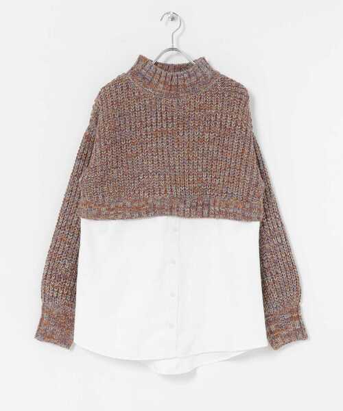 【お値下げ】ANIECAドッキングニットプルオーバー ITEMS URBANRESEARCH（アイテムズ アーバンリサーチ）の「ドッキング