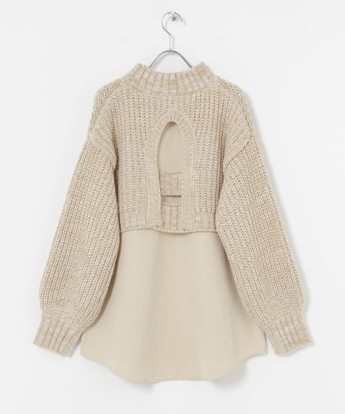 【お値下げ】ANIECAドッキングニットプルオーバー ITEMS URBANRESEARCH（アイテムズ アーバンリサーチ）の「ドッキング