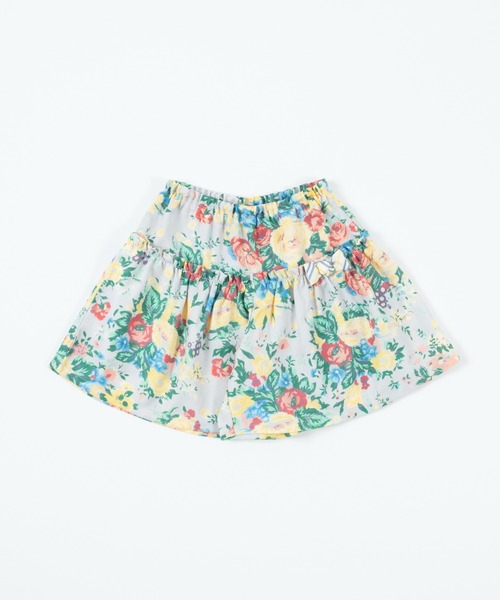 trois lapins kp（トロワラパンケーピー）の「デシン フラワープリントキュロット(110～130)（その他パンツ・キッズ・クリーム・110cm/120cm/130cm）」の10枚目の写真