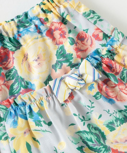 trois lapins kp（トロワラパンケーピー）の「デシン フラワープリントキュロット(110～130)（その他パンツ・キッズ・クリーム・110cm/120cm/130cm）」の11枚目の写真