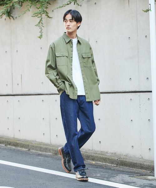 coen（コーエン）の「トライバル柄刺繍シャツ（シャツ/ブラウス・メンズ・オリーブ/ネイビー・XL/S/L/M）」の7枚目の写真